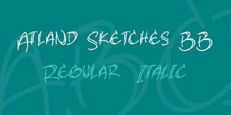 Atland Sketches BB font