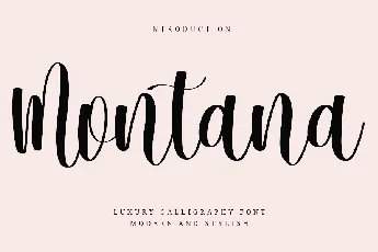 Montana font