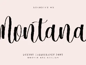 Montana font