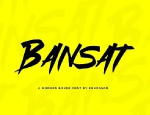 Bansat font