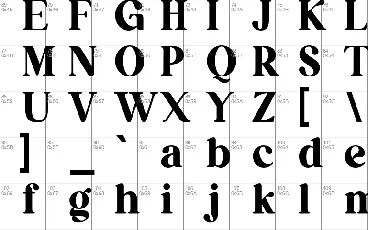 Retrospection font