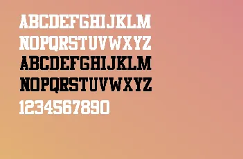 Athletic font