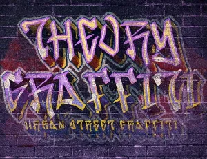 Theory Graffiti font