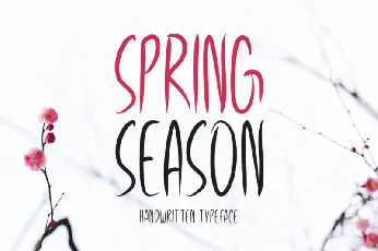 Spring Season font