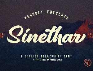 Sinethar font