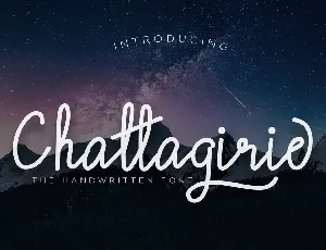 Chattagirie font