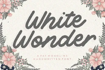 White Wonder font