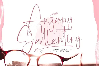 Anjany Sallentiny font