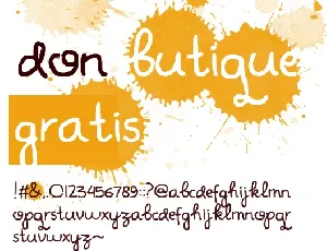 Don Butique font