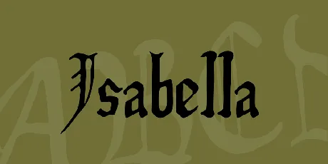 Isabella font