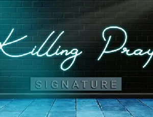 Killing Pray font