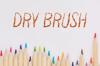 Dry Brush font