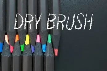 Dry Brush font