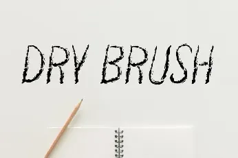 Dry Brush font