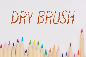 Dry Brush font