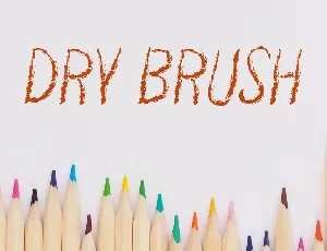 Dry Brush font