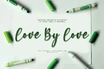 Love By Love Script font