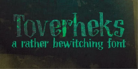 DK Toverheks font