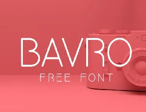 Bavro font