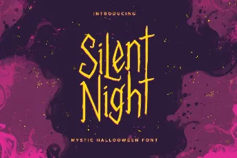 Silent Night Demo font