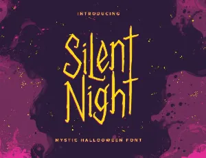 Silent Night Demo font