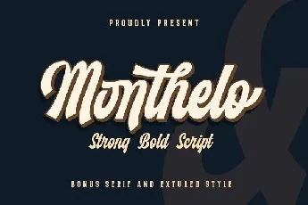 Monthelo Vintage font