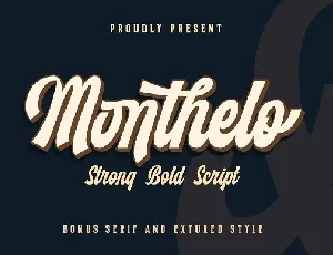 Monthelo Vintage font