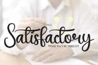 Satisfactory Script font