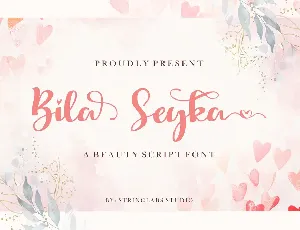 Bila Seyka font