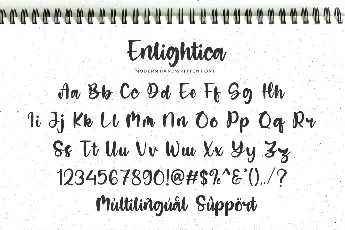 Enlightica font