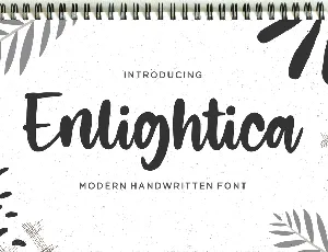 Enlightica font