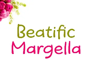 Beatific Margella font