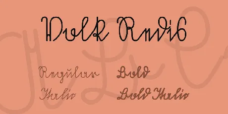 Volk Redis font