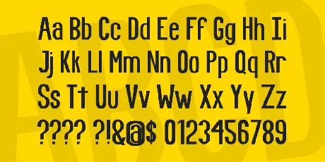 Fundamental Rush font