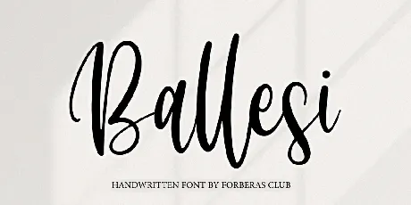 Ballessi font