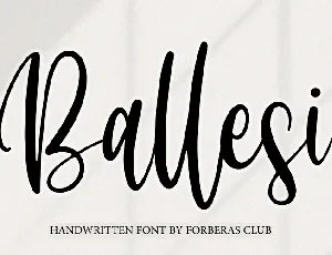 Ballessi font