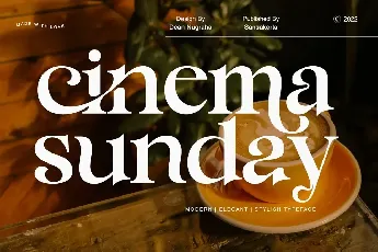 Cinema Sunday font