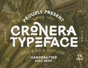 Cronera font