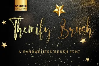 Themify Brush font