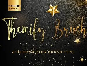 Themify Brush font