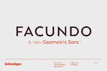 Facundo Family font