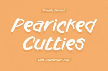 Pearicked Cutties font