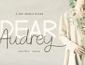 Dear Audrey font