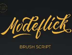 Modeflick font