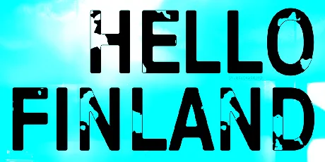 Hello Finland font