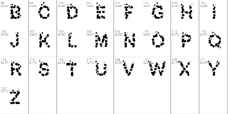 PW Bubbles font