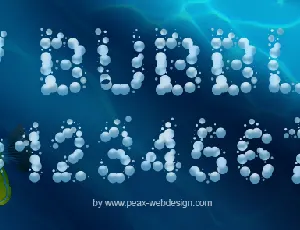 PW Bubbles font