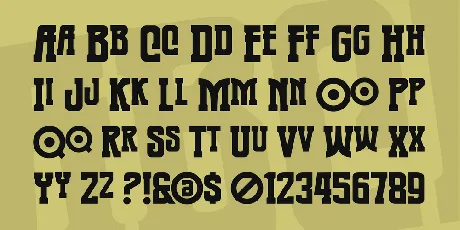 Warmonger BB font