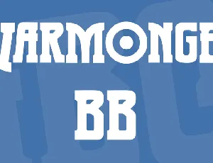 Warmonger BB font