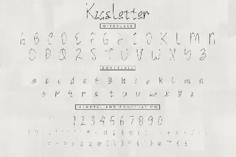 Kids Letter font